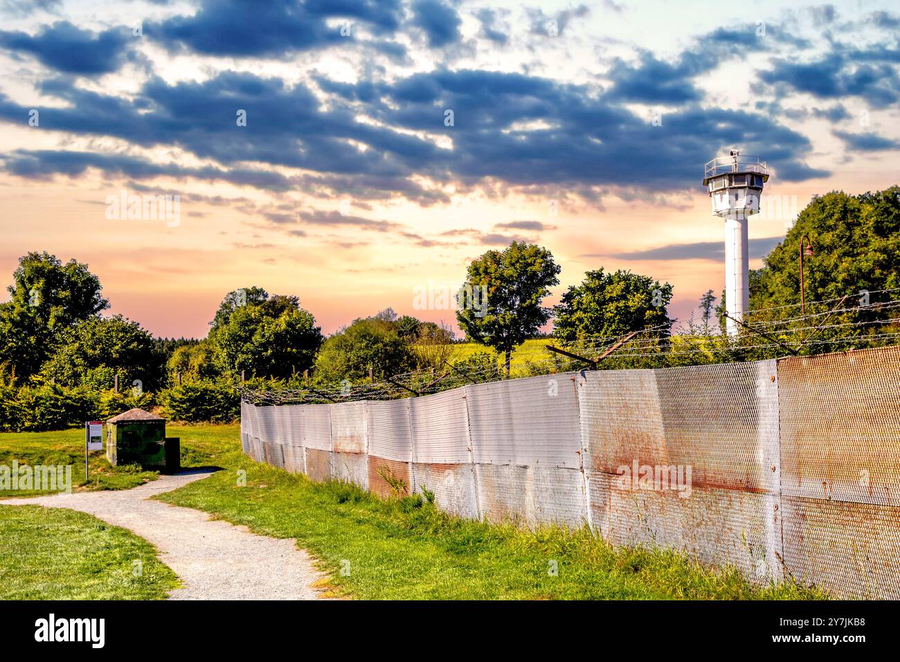 Innerdeutsche Grenze Moedlareuth, Deutschland Stockfoto