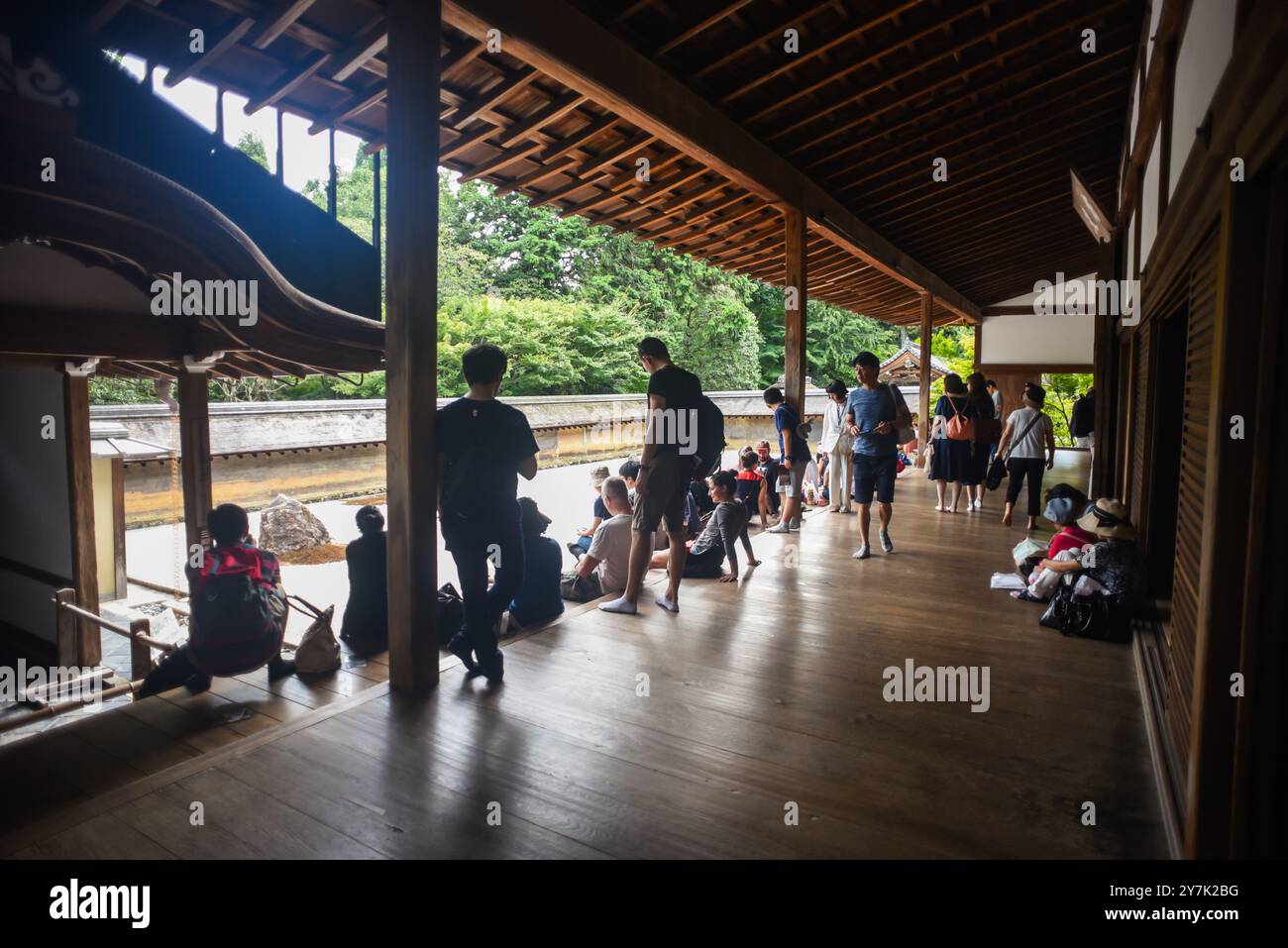 Ryoan-Ji Tempel in Kyoto Stockfoto