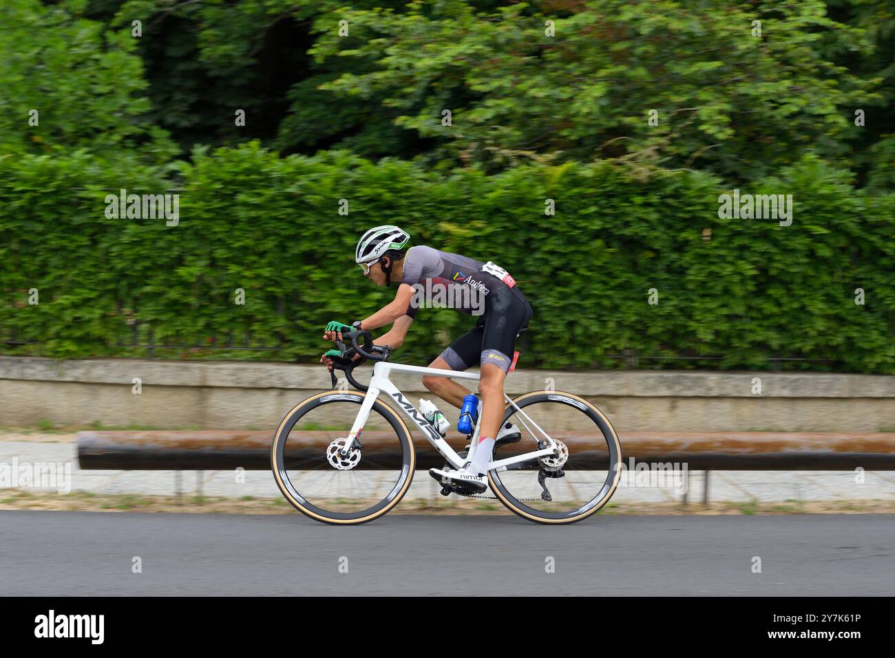 2024 U23-Meisterschaft Im Spanischen Radsport. San Lorenzo de El Escorial, Gemeinde Madrid. Stockfoto