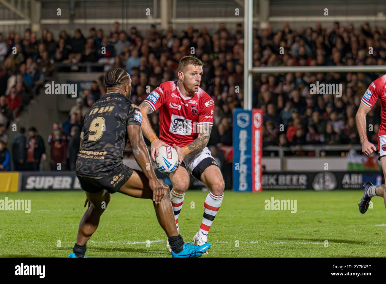 Marc Sneyd spielte für Salford Red Devils im Play-off gegen Leigh der Super League im Salford Community Stadium, Salford, Großbritannien, 27.09.2024 Stockfoto