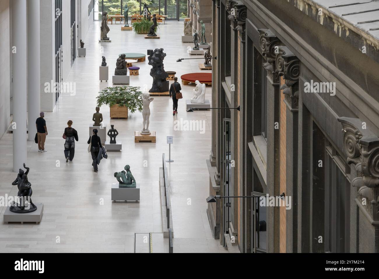 Staatliches Kunstmuseum, Statens Museum for Art, SMK, Nationalgalerie und Erweiterung von Anna Maria Indrio mit Skulpturensammlung, zeitgenössischem Archit Stockfoto