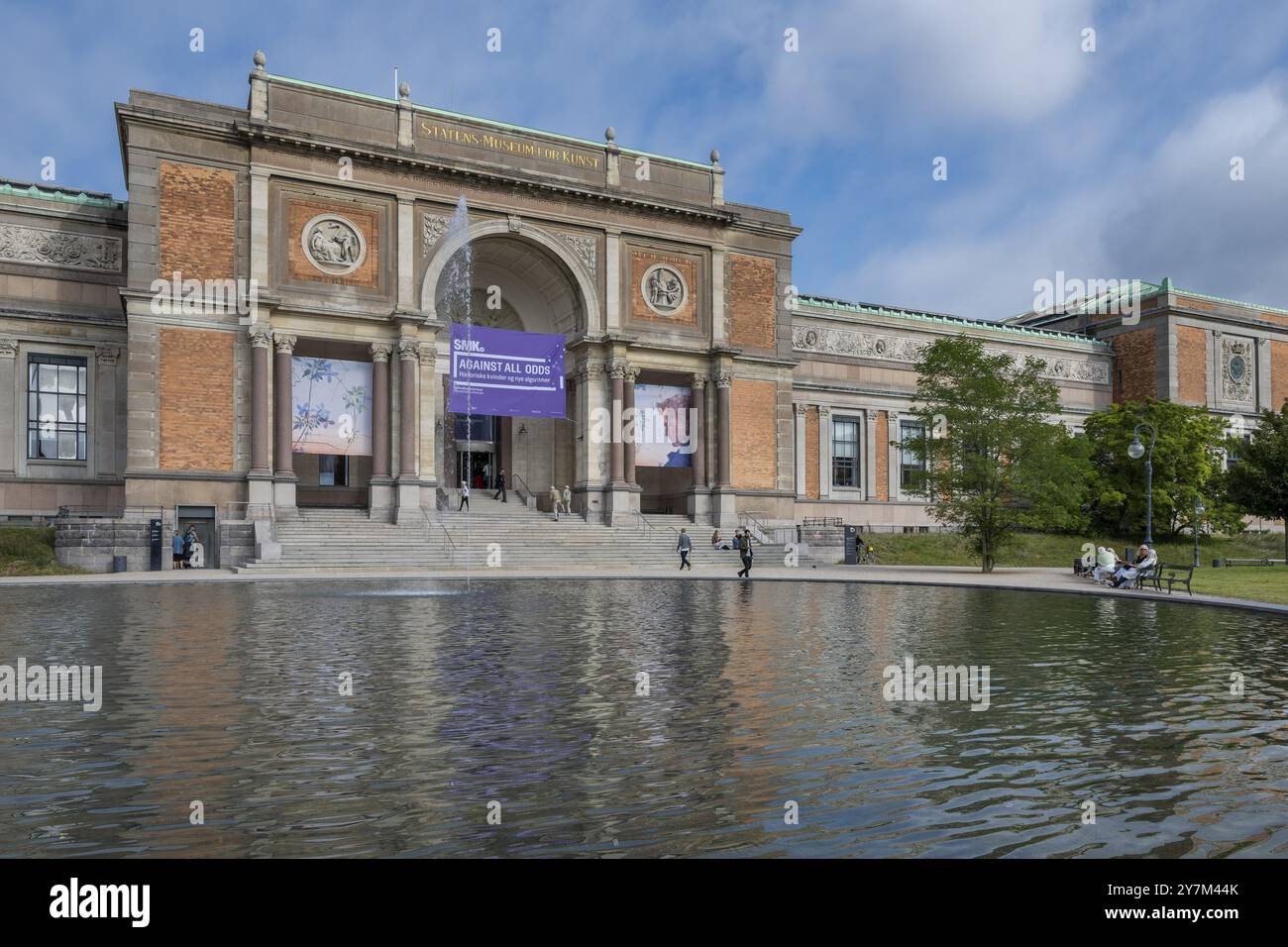Eintritt, State Museum of Art, Statens Museum for Kunst, SMK, National Gallery, Kopenhagen, Island of Zealand, Dänemark, Europa Stockfoto