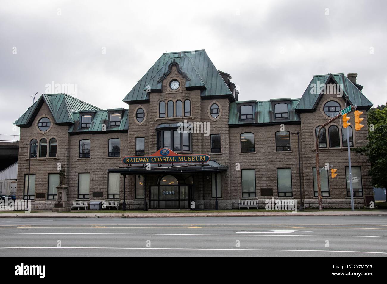 Railway Coastal Museum in der Water Street in St. John's, Neufundland & Labrador, Kanada Stockfoto