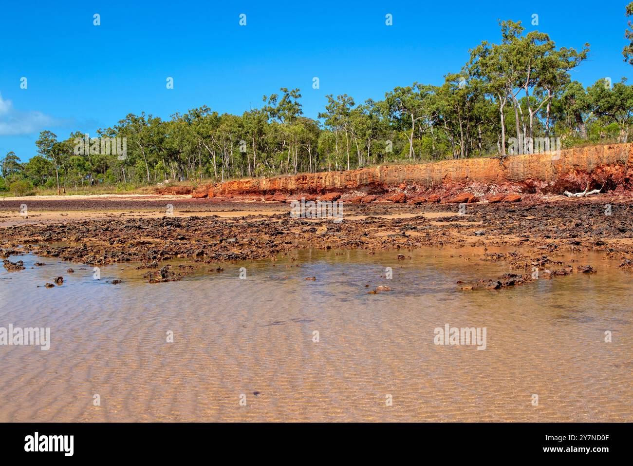 Regenbogenklippe (Banambarrna) Stockfoto