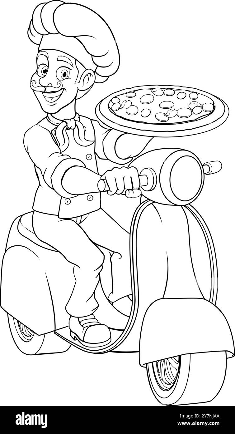 Chef neu 2024 A13 BW-52 Stock Vektor