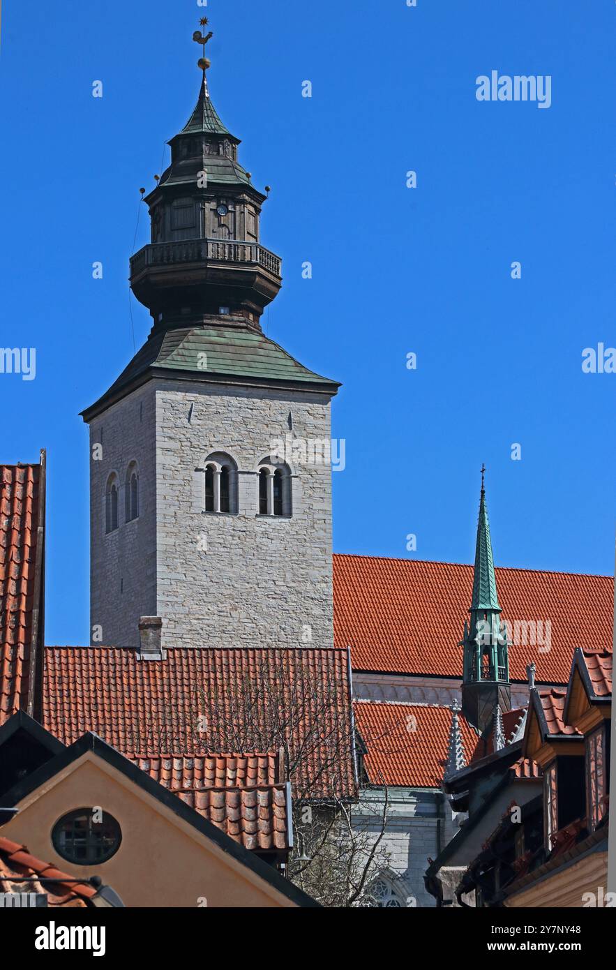 Dom, Visby, Gotland, Schweden Stockfoto