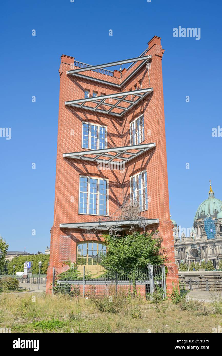 Modellfassade der Bauakademie von Friedrich Karl Schinkel, Schloßplatz, Berlin, Deutschland, Musterfassade der Bauakademie von Friedrich Karl Schinkel, D. Stockfoto