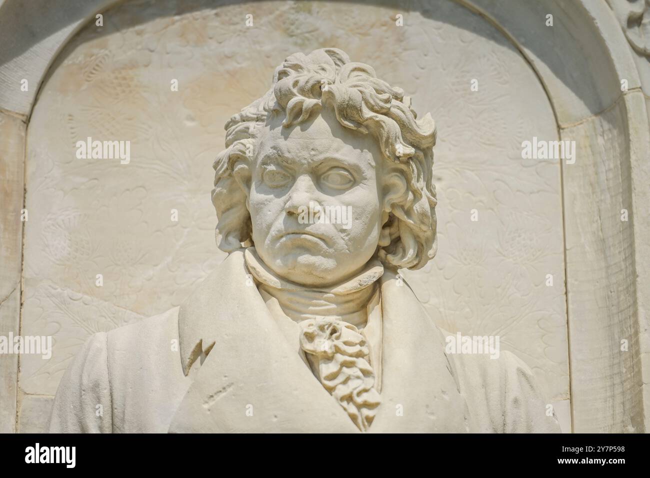 Ludwig van Beethoven, Beethoven-Haydn-Mozart Memorial, Tiergarten, Berlin, Deutschland, Beethoven-Haydn-Mozart-Denkmal, Deutschland Stockfoto