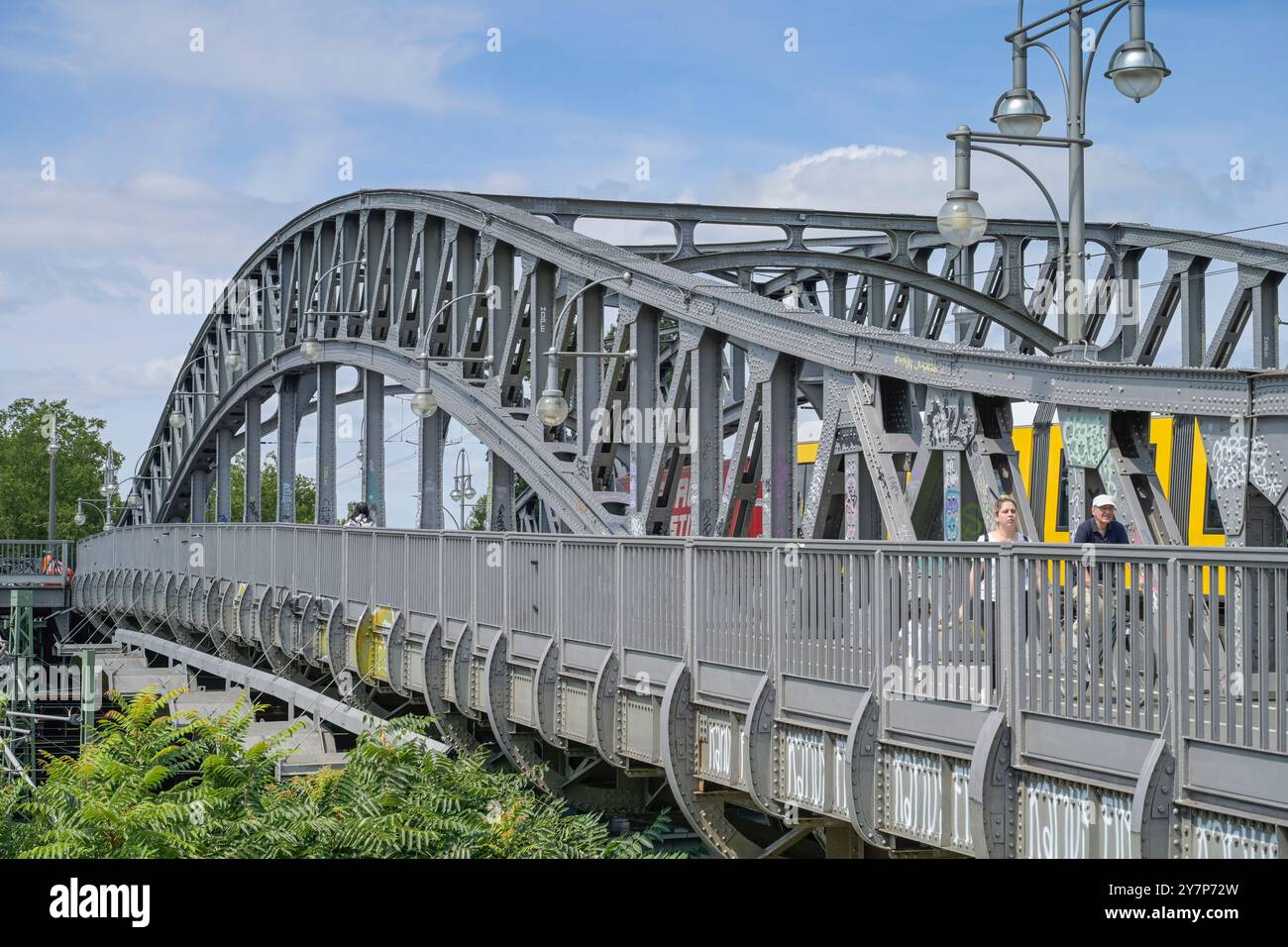 Bösebrücke, Bornholmer Straße, Mitte, Berlin, Deutschland, Deutschland Stockfoto
