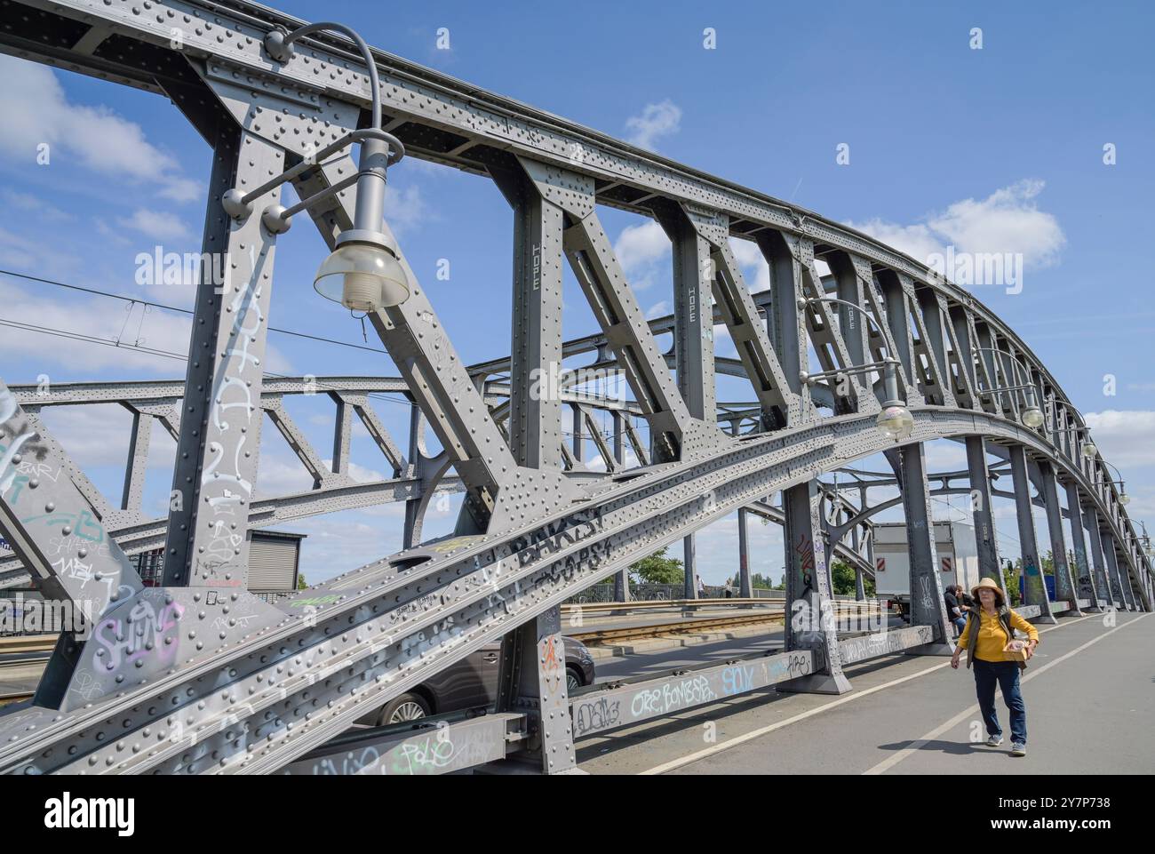 Bösebrücke, Bornholmer Straße, Mitte, Berlin, Deutschland, Deutschland Stockfoto