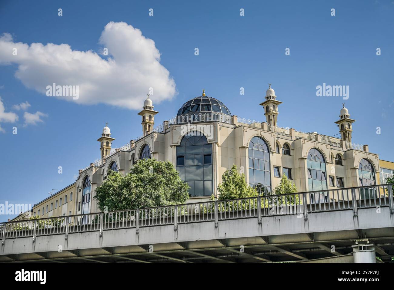 Omar Moschee, Omar Ibn Al-Khattab Moschee, Wiener Straße, Kreuzberg, Berlin, Deutschland, Omar-Moschee, Omar-Ibn-Al-Khattab-Moschee, Wiener Straße, Deutsch Stockfoto