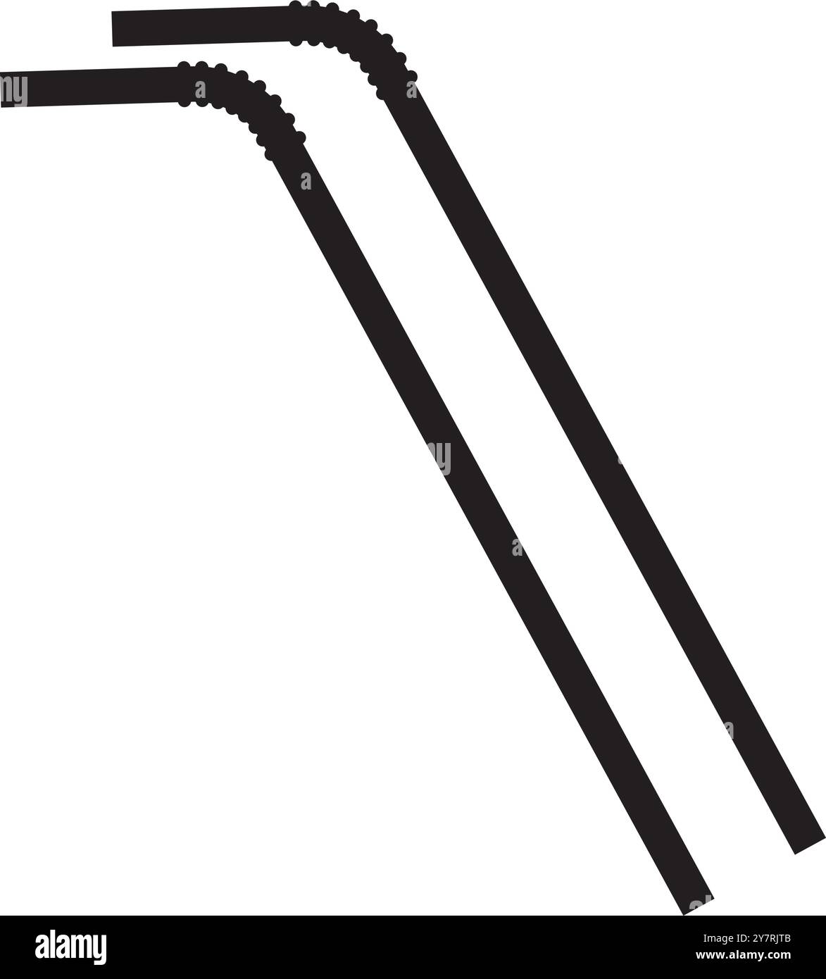 Strohsymboldarstellung Symboldesign Stock Vektor