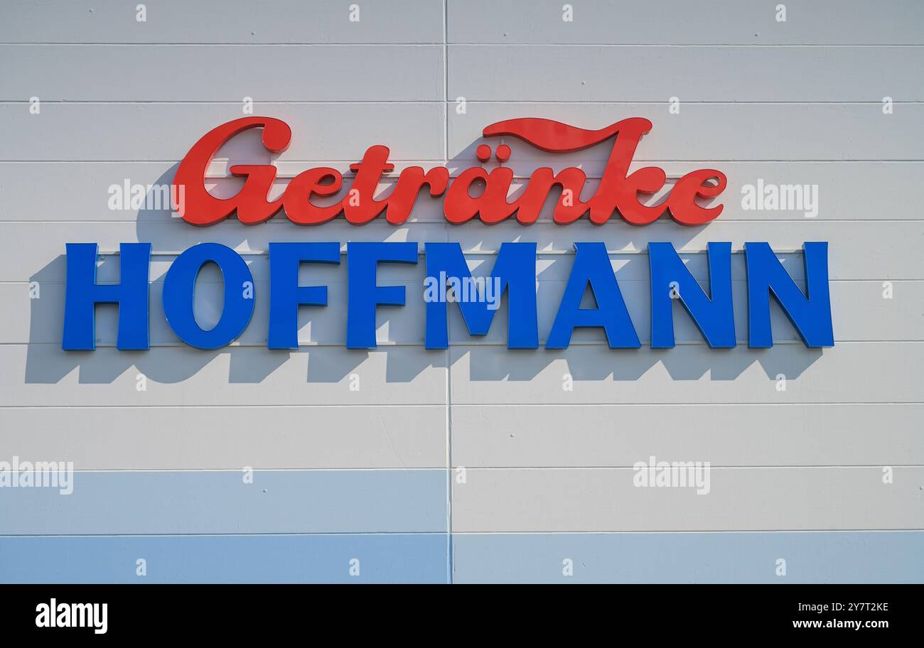 Logo Fa. Getränke Hoffmann, Berlin, Deutschland Stockfoto