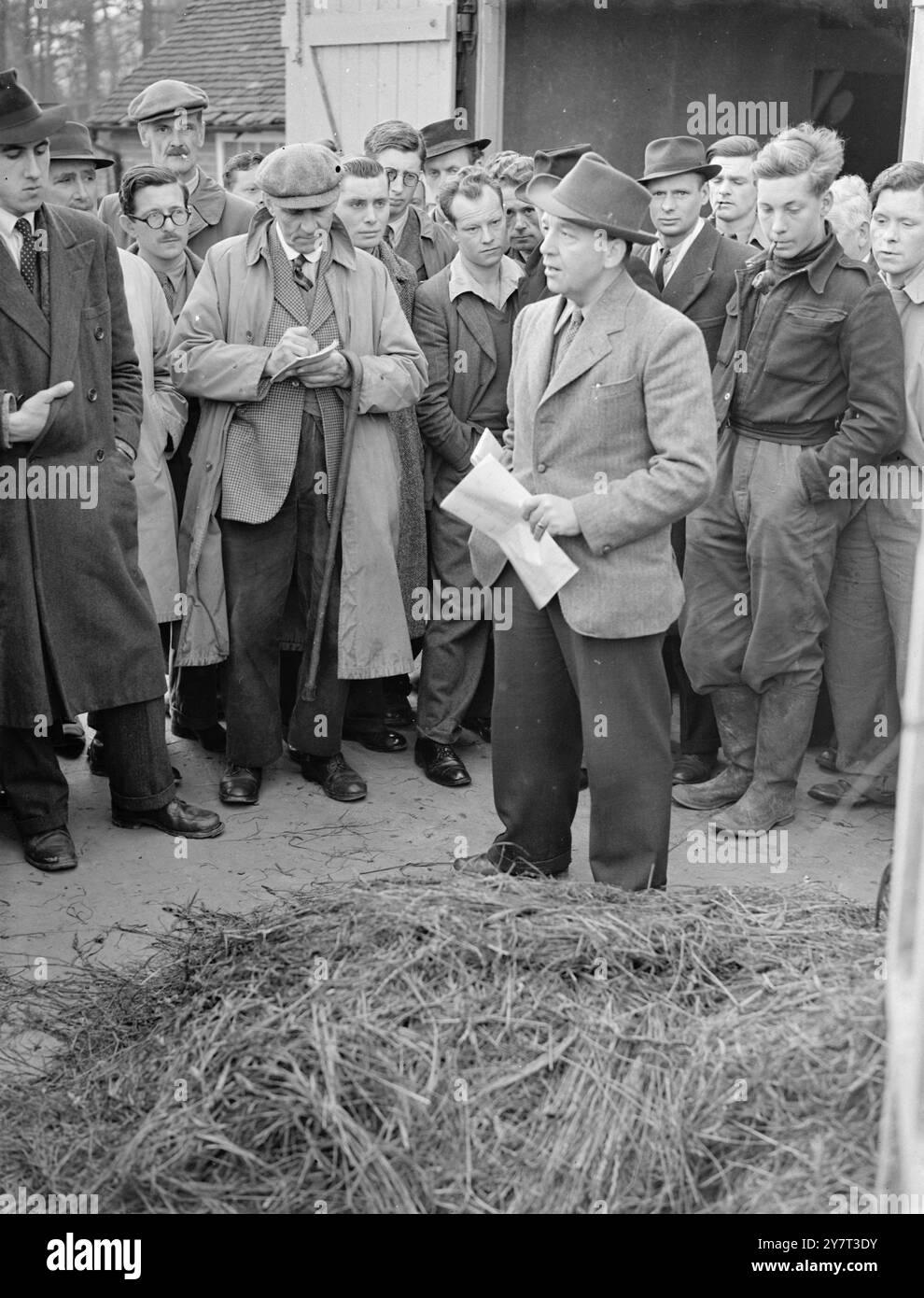 Silage 20. März 1948 Stockfoto