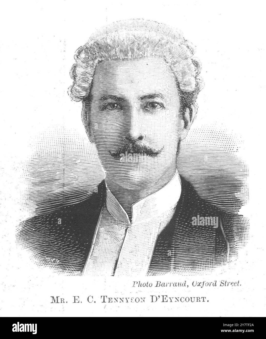Die Ernennung von Edmund Charles Tennyson-d'Eyncourt zum Magistrat der Metropolitanpolizei in Nachfolge von Herrn Newton ist ein angenehmes Beispiel für die Nachfolge eines Sohnes in den Fußstapfen seines Vaters. Für den neuen Richter ist der Sohn des populären Herrn Louis Charles Tennyson d’Eyncourt, der vor kurzem starb.16. Januar 1897 Stockfoto