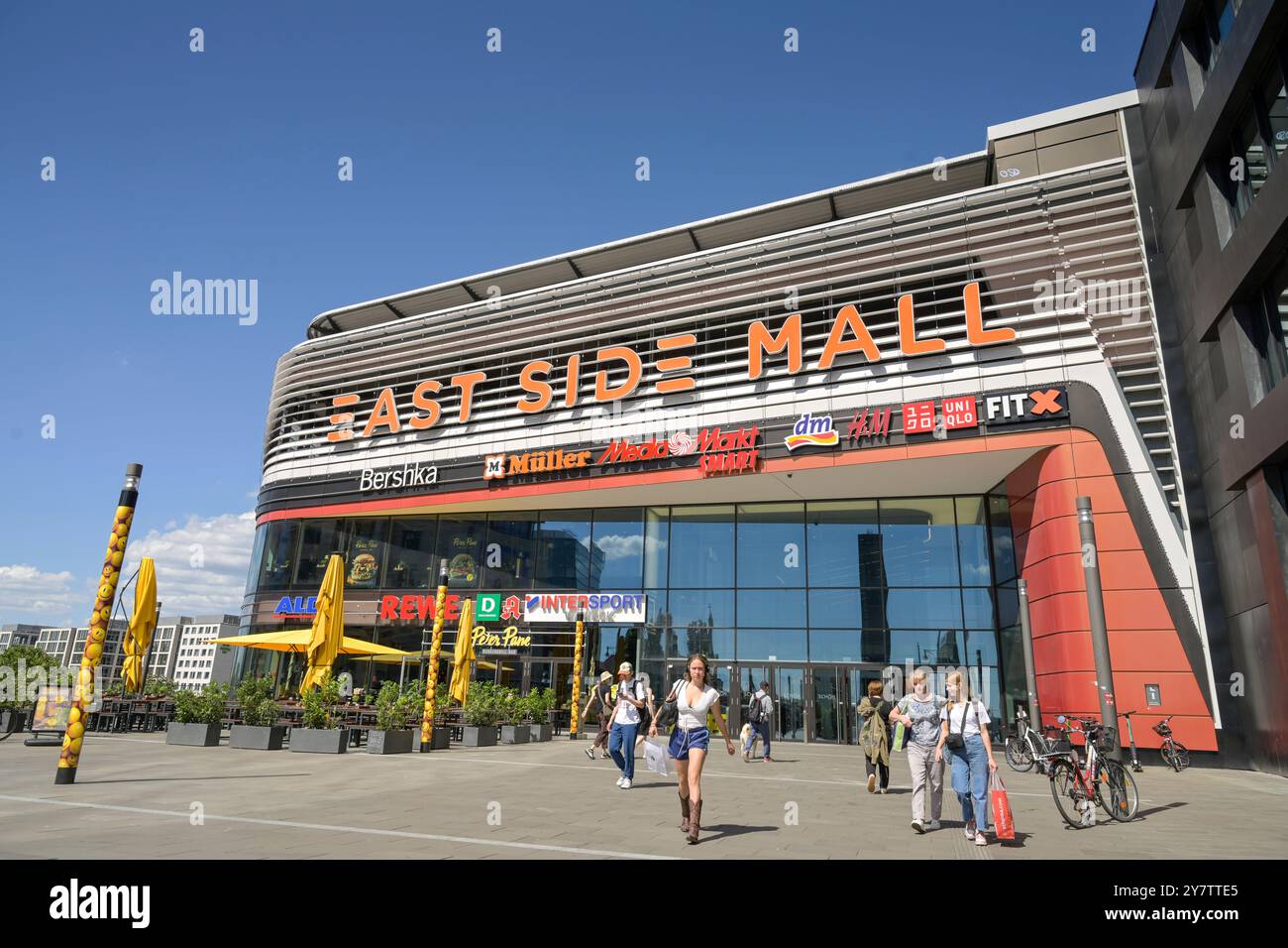 East Side Mall, Tamara-Danz-Straße, Friedrichshain, Berlin, Deutschland, Deutschland Stockfoto