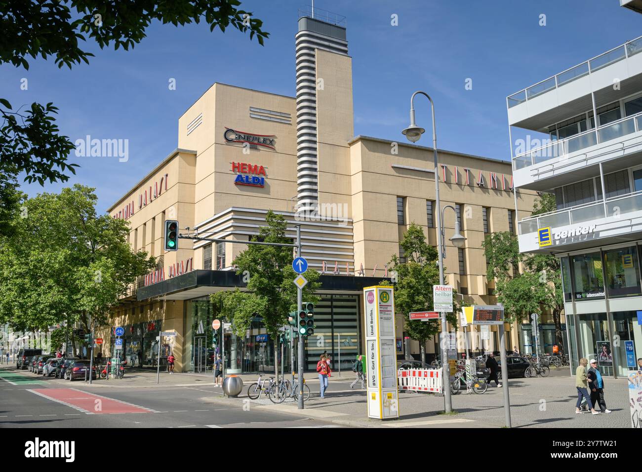 Kino Titania Palast, Schloßstraße, Steglitz, Steglitz-Zehlendorf, Berlin, Deutschland Stockfoto