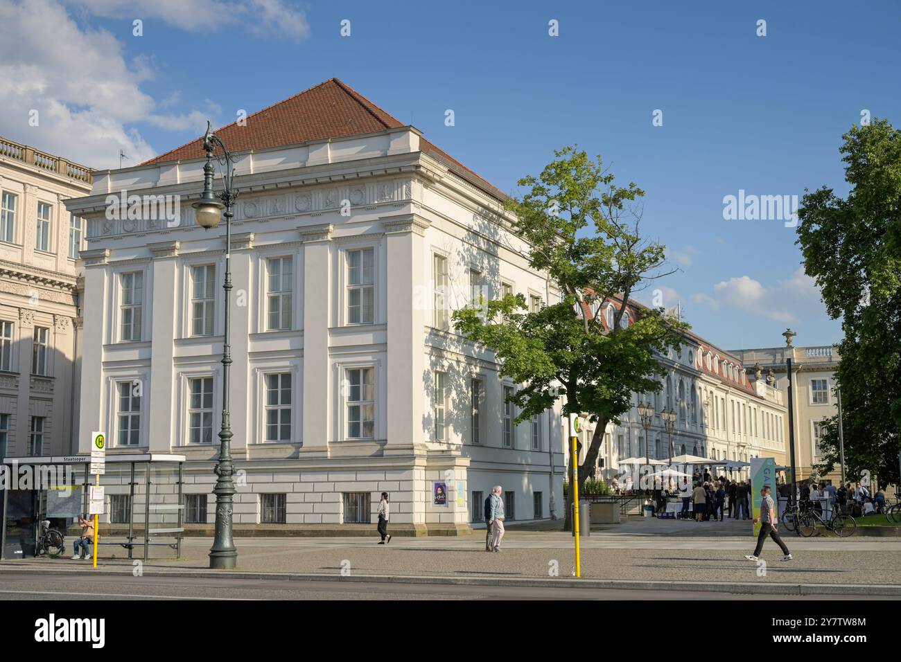 Palais Populaire, Prinzessin Palace, unter den Linden, Bebelplatz, Mitte, Berlin, Deutschland, Prinzessinnenpalais, Deutschland Stockfoto