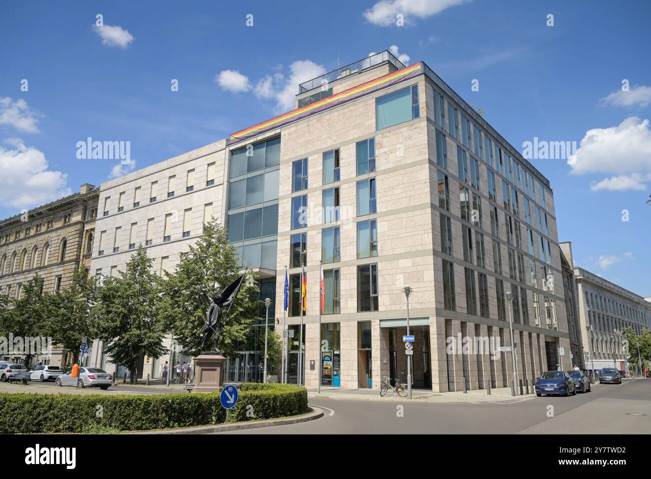 Landesvertretung Thüringen, Arnold-Paulssen-Haus, Mohrenstraße, Mitte, Berlin, Deutschland, Landesvertretung Thüringen, Deutschland Stockfoto