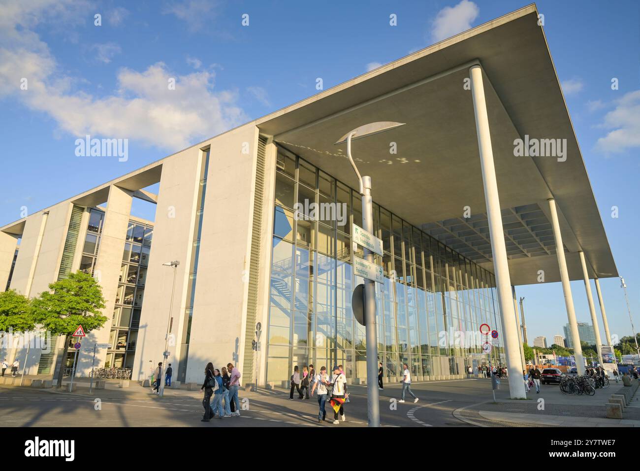 Paul-Löbe-Haus, Bundestagsbüros, Mitte, Berlin, Deutschland, Bundestagsbüros, Deutschland Stockfoto