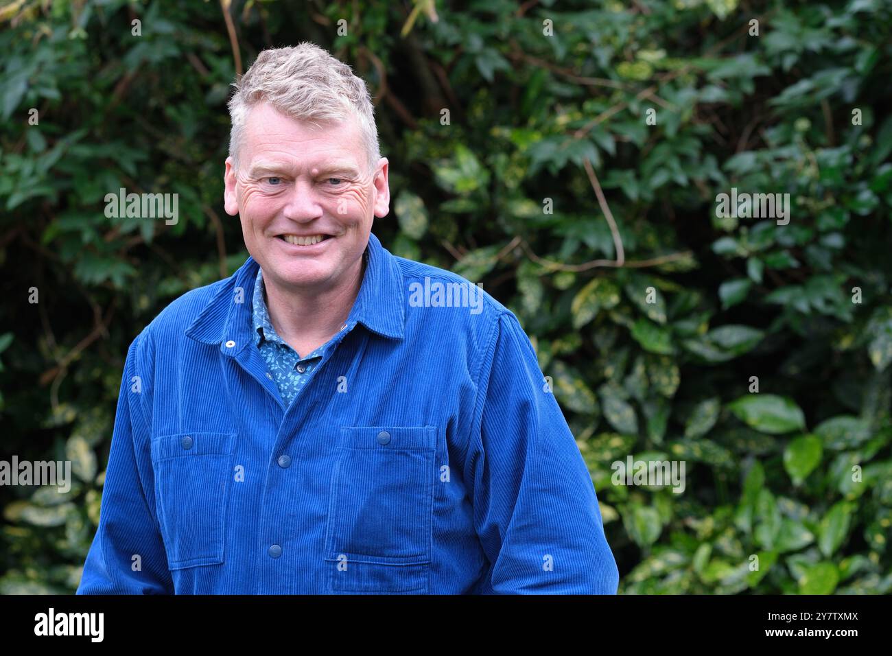 Wigtown, Dumfries and Galloway, Schottland – Dienstag, den 1. Oktober 2024 – Tom Heap Umweltsender und Autor beim Festival spricht über sein neuestes Buch Land Smart – das Wigtown Book Festival läuft bis Sonntag, den 6. Oktober 2024 – Foto Steven May / Alamy Live News Stockfoto