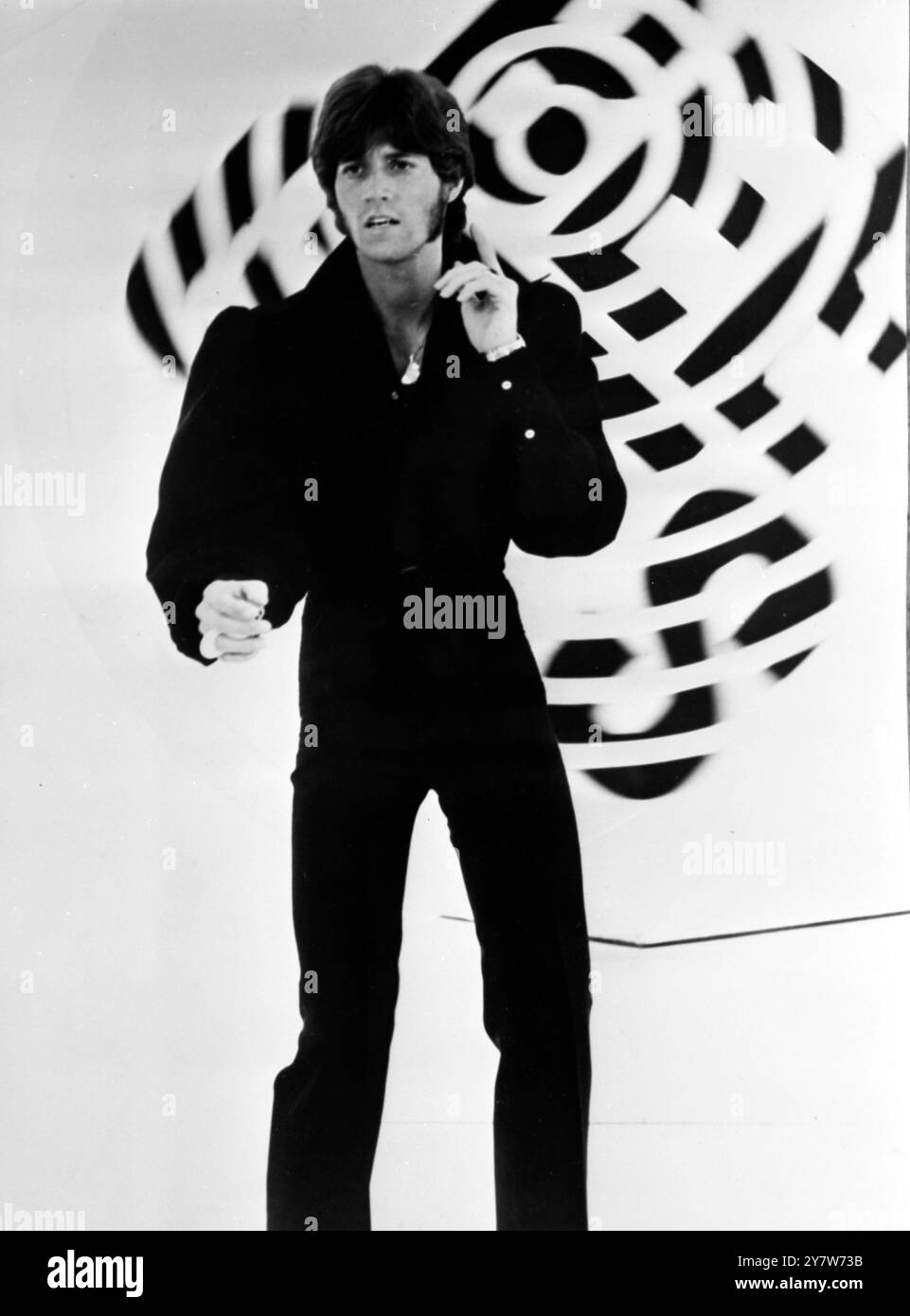 Aktuelles Bild von Barry Gibb, Mitglied der berühmten Popgruppe The Bee Gees.13. Januar 1969 Stockfoto
