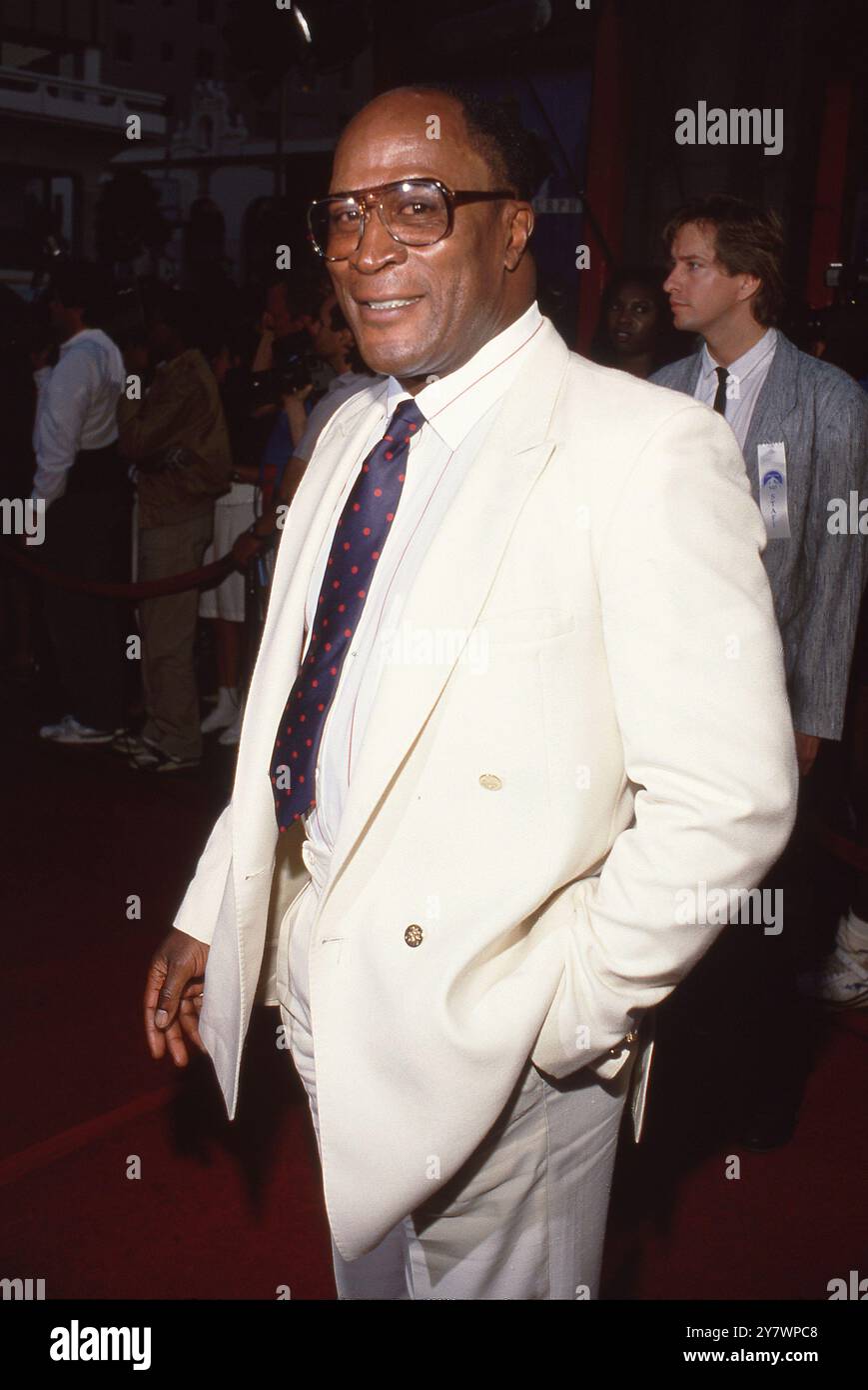 Hollywood, ca. 26. Juni 2024. John Amos besucht die Premiere von „Coming to America“ am 26. Juni 1988 im Mann Chinese Theater in Hollywood, Kalifornien. Quelle: Ralph Dominguez/Media Punch/Alamy Live News Stockfoto