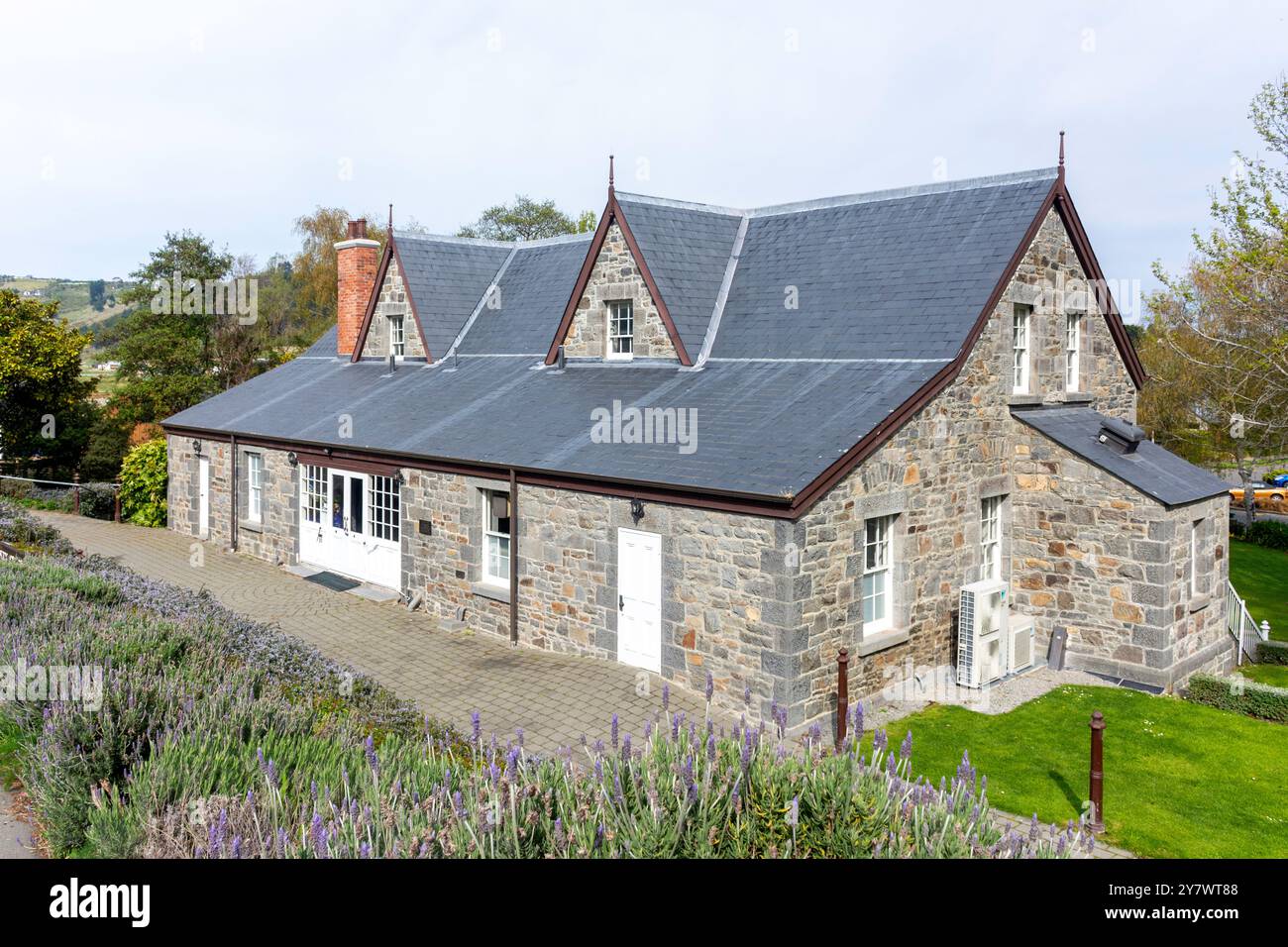Old Stone House (1870), Shalamar Drive, Cracroft, Christchurch (Ōtautahi), Canterbury, Neuseeland Stockfoto