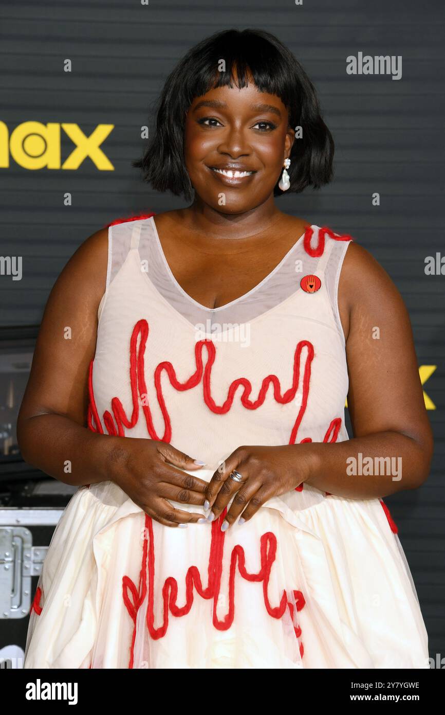 Los Angeles, ca. 1. Oktober 2024. Lolly Adefope bei der Premiere von HBO/Max „The Franchise“ im Paramount Theater am 01. Oktober 2024 in Los Angeles, Kalifornien. Quelle: Jeffrey Mayer/Media Punch/Alamy Live News Stockfoto