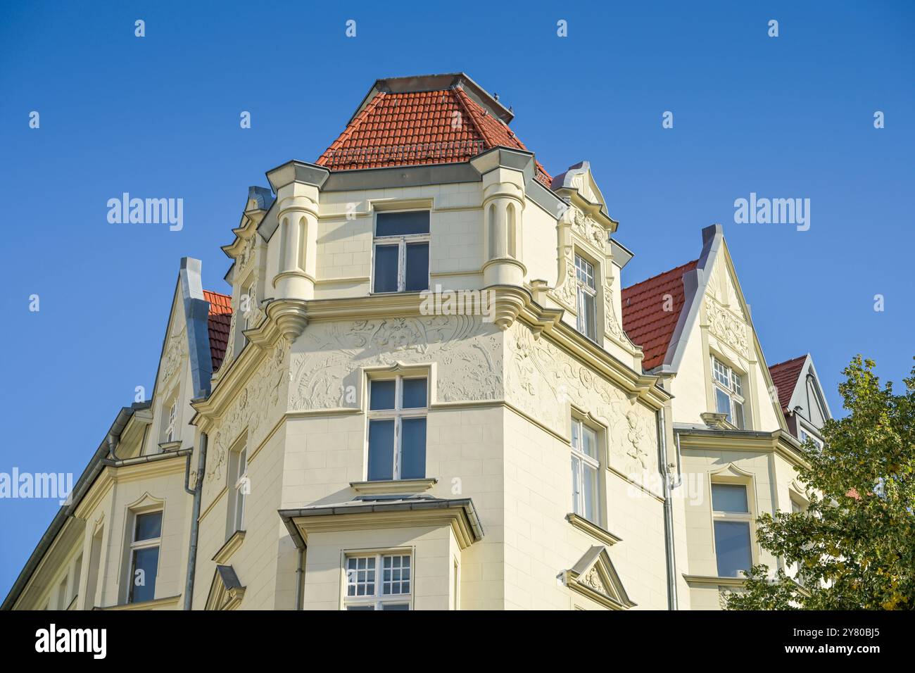 Altbau, Maaßenstraße, Schöneberg, Tempelhof-Schöneberg, Berlin, Deutschland Stockfoto