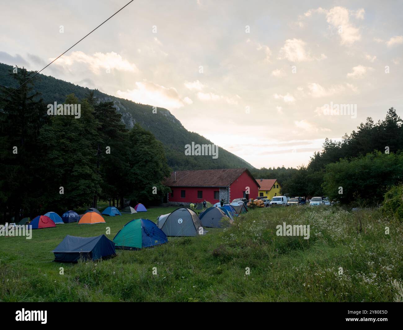 Ostserbiens Berg Rtanj, Boljevac, touristische Sehenswürdigkeiten Stockfoto