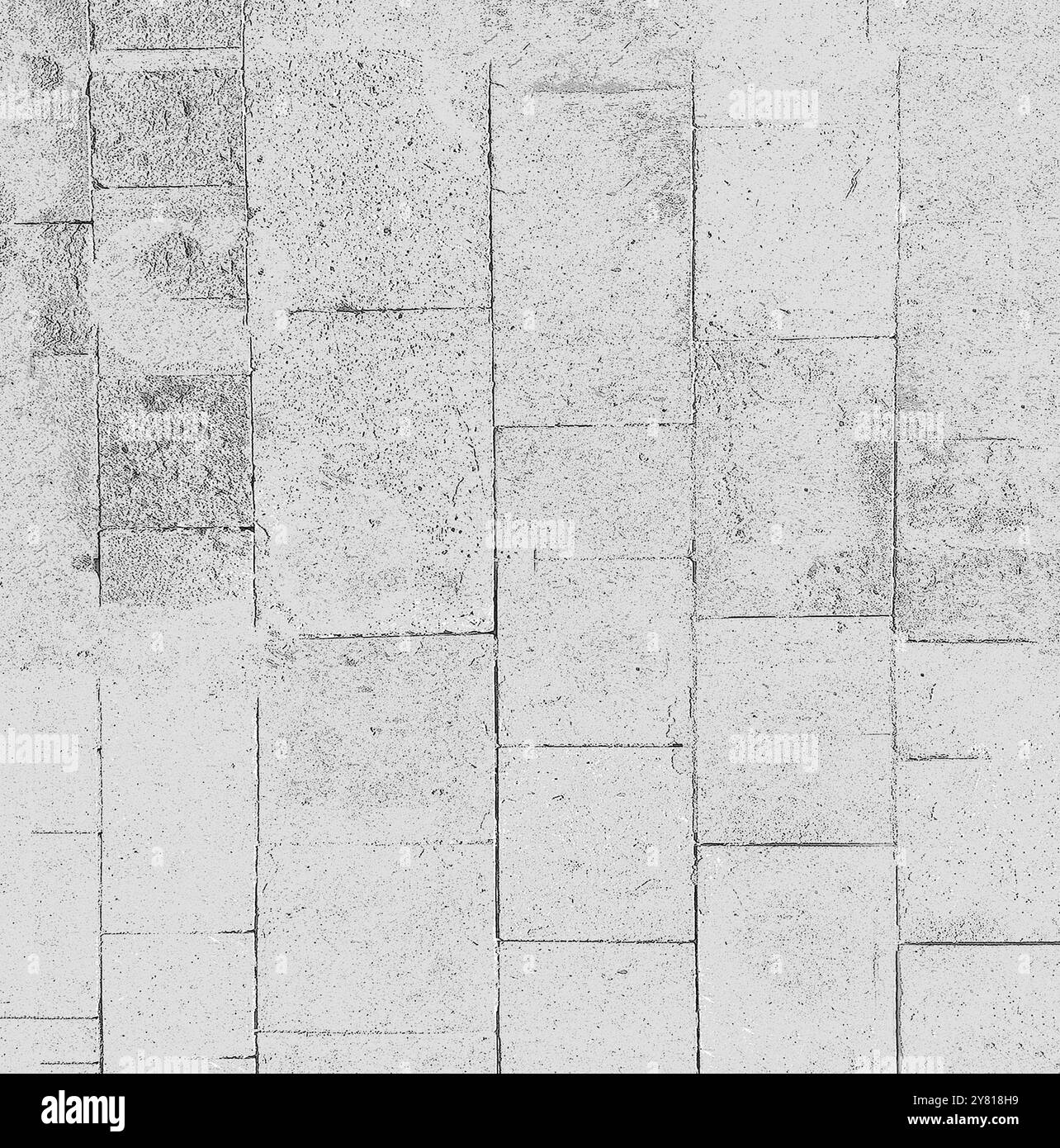 Weiße Grunge Brick Wand Hintergrund Stockfoto