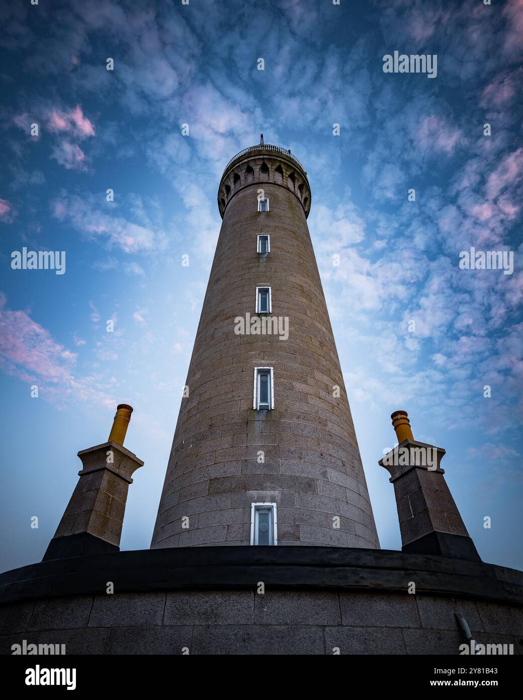 Blick auf den Ardnamurchan Lighthouse, Ardnamurchan Point, Scottish Highlands Stockfoto