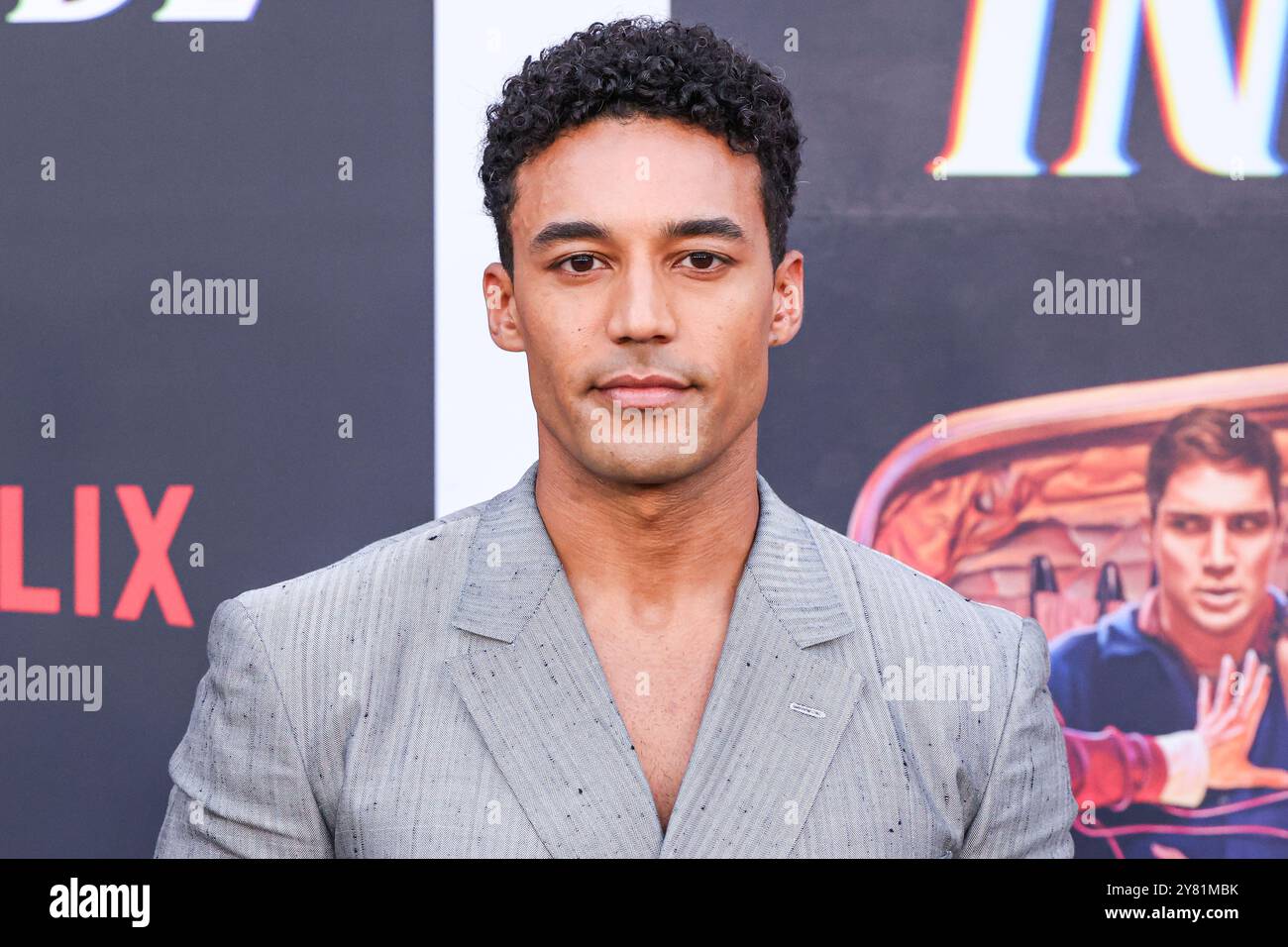 Hollywood, Usa. Oktober 2024. HOLLYWOOD, LOS ANGELES, KALIFORNIEN, USA - 01. OKTOBER: Devon Terrell kommt beim 2024 Beyond fest - Los Angeles Premiere von Netflix's „IT's What's Inside“, das am 1. Oktober 2024 im Egyptian Theatre Hollywood in Hollywood, Los Angeles, Kalifornien, USA stattfindet. (Foto: Xavier Collin/Image Press Agency) Credit: Image Press Agency/Alamy Live News Stockfoto