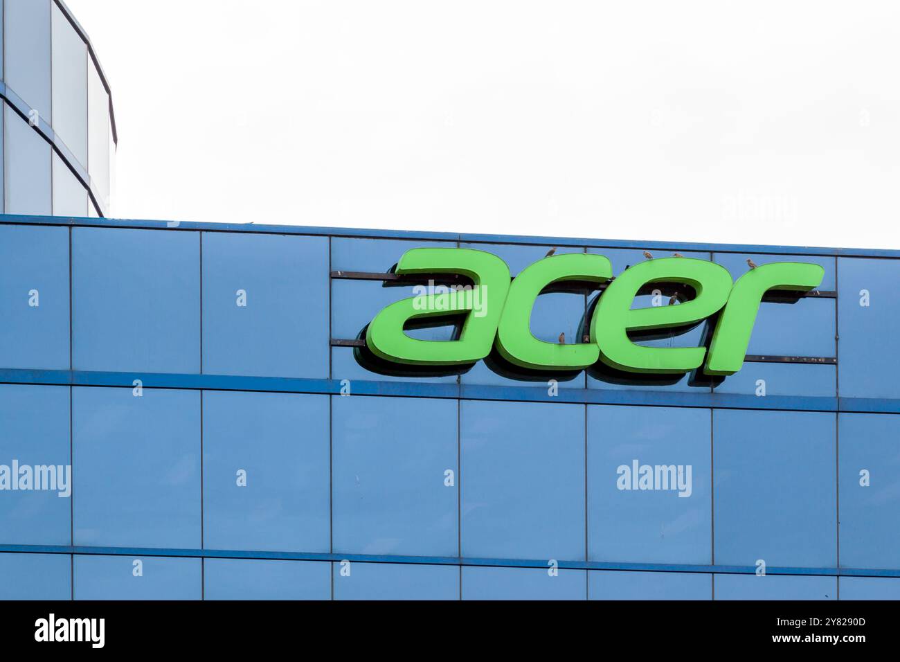 Nahaufnahme des Acer-Signals in ihrem kanadischen Firmengebäude in Mississauga, ON, Kanada Stockfoto