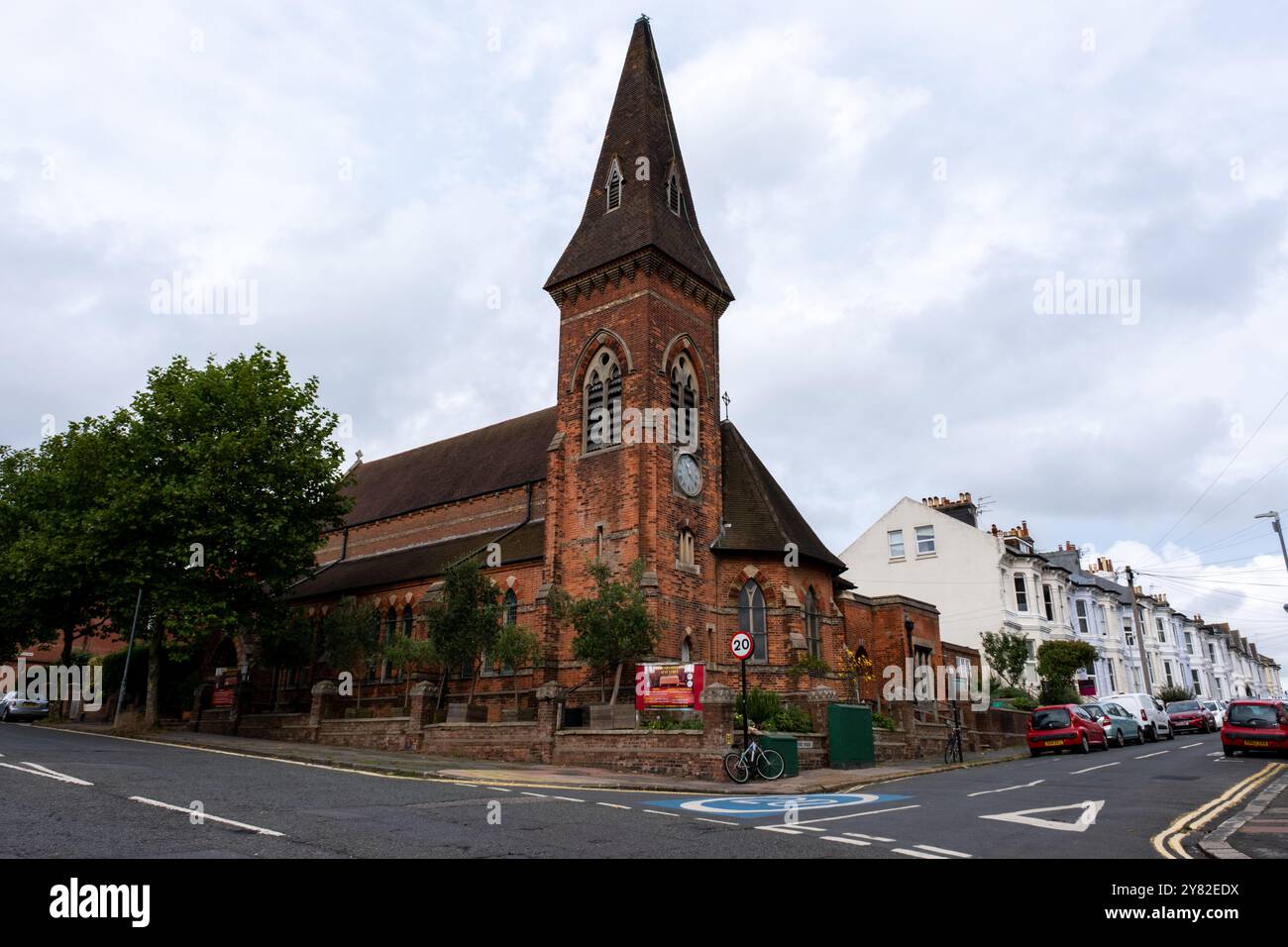 St Luke’s Prestonville, anglikanische Kirche, Brighton, Großbritannien Stockfoto