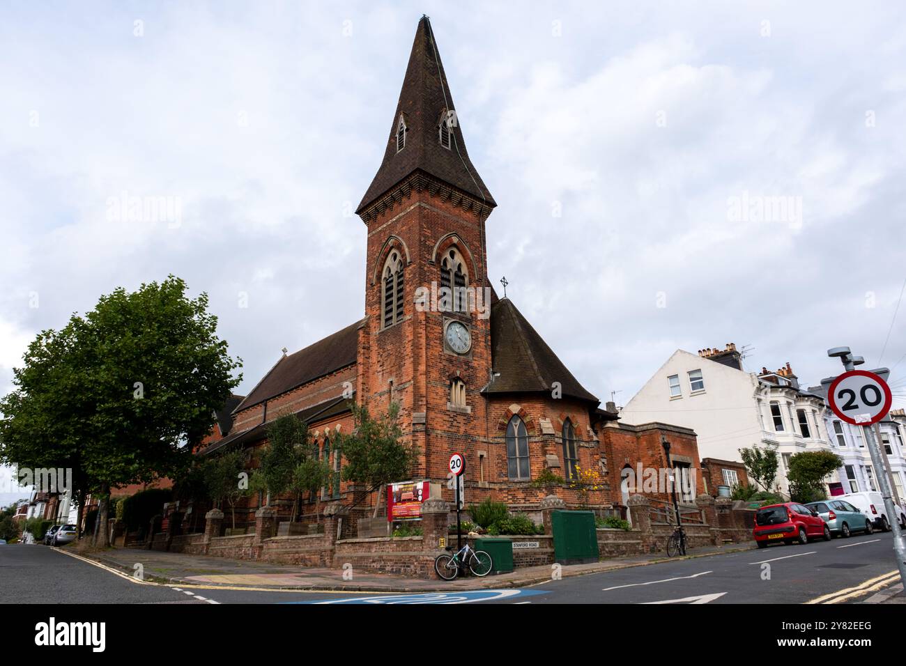 St Luke’s Prestonville, anglikanische Kirche, Brighton, Großbritannien Stockfoto