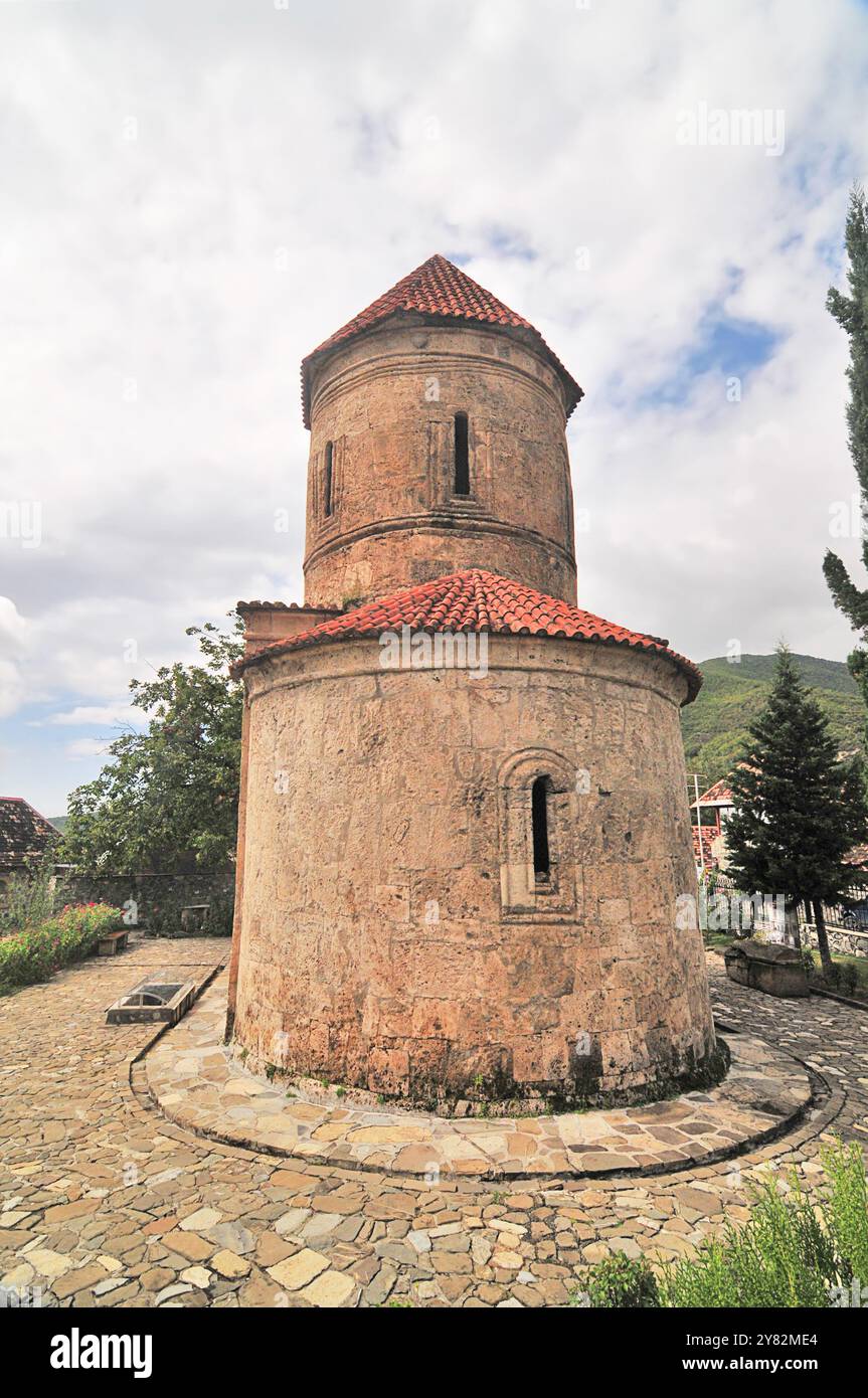 Christliche Kirche der heiligen Elishe im Dorf Kish, Aserbaidschan Stockfoto