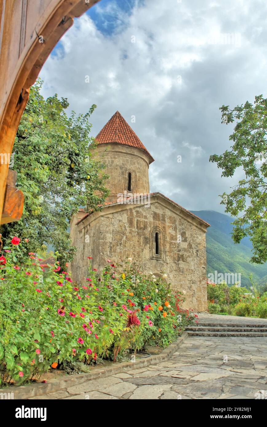 Christliche Kirche der heiligen Elishe im Dorf Kish, Aserbaidschan Stockfoto