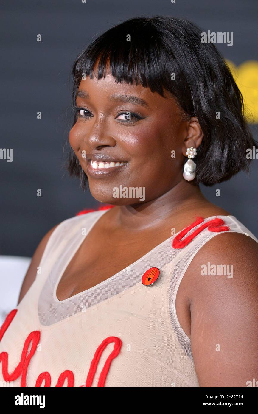 Lolly Adefope bei der Premiere der HBO Serie 'The Franchise' im Paramount Theater. Los Angeles, 01.10.2024 Stockfoto