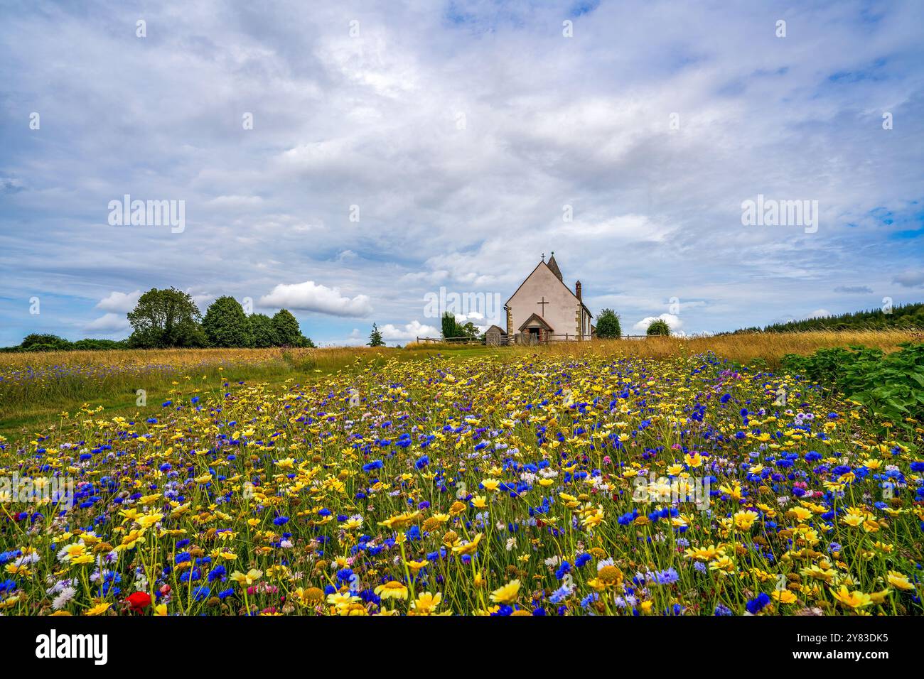 St Hubert’s Church, Idsworth, England, Hampshire, Vereinigtes Königreich Stockfoto