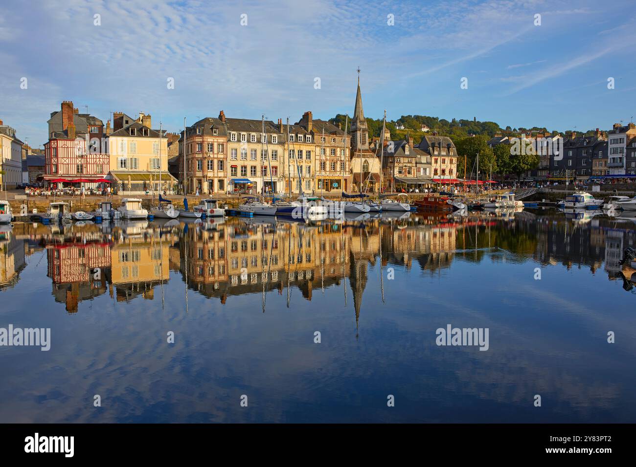 Hafen von Honfleur, Normandie, Frankreich Stockfoto