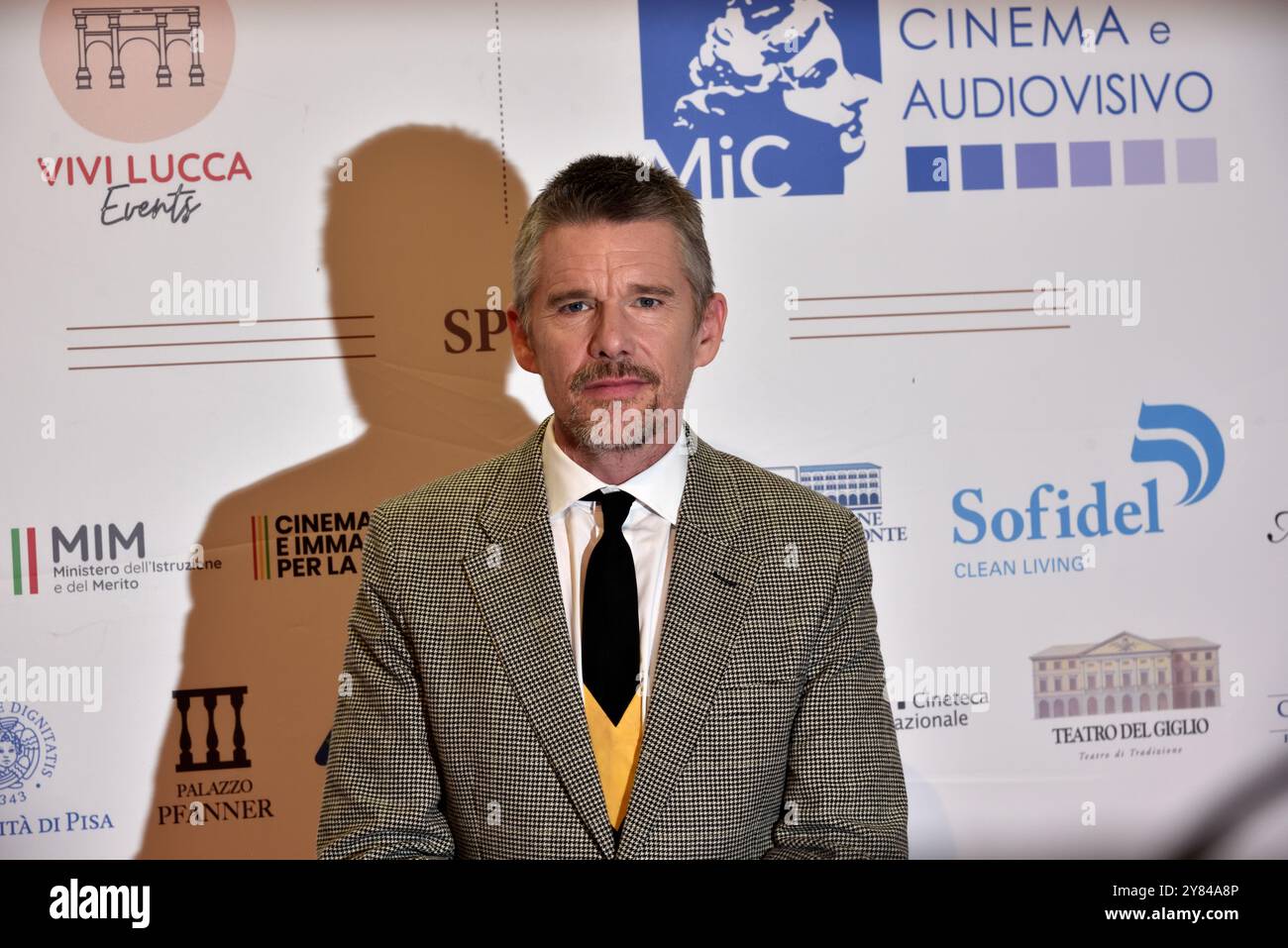 Ethan Hawke beim Lucca Film Festival - Premiere Film: Wildcat Photo von Andrea Paoletti Stockfoto