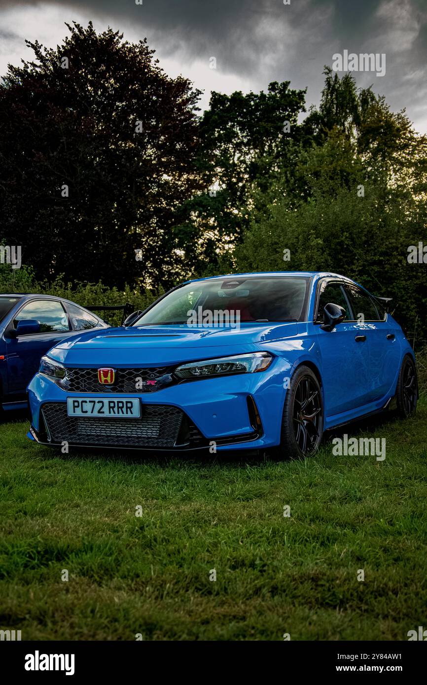 Blauer Honda Civic Stockfoto