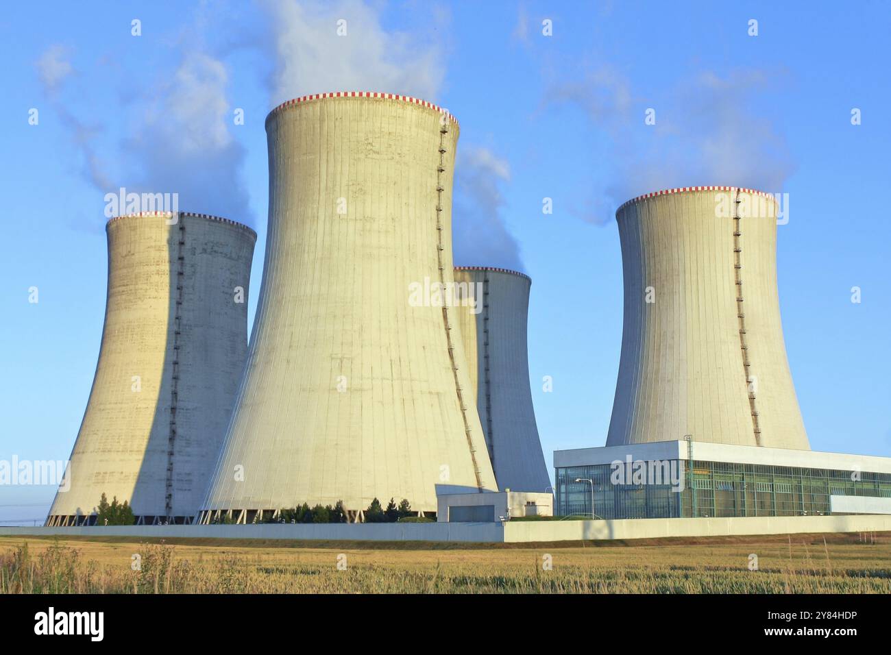 Kernkraftwerk Dukovany, Tschechische Republik, Europa Stockfoto