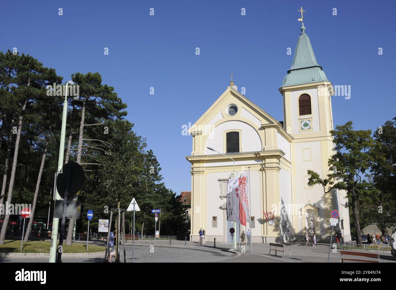 Kirche St. Joseph auf dem Kahlenberg (Wien, Österreich, Wien, Österreich), Europa Stockfoto