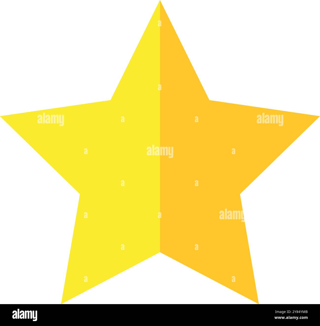 Flaches Sternsymbol. Überprüfungssymbol. Bewertungselement Stock Vektor