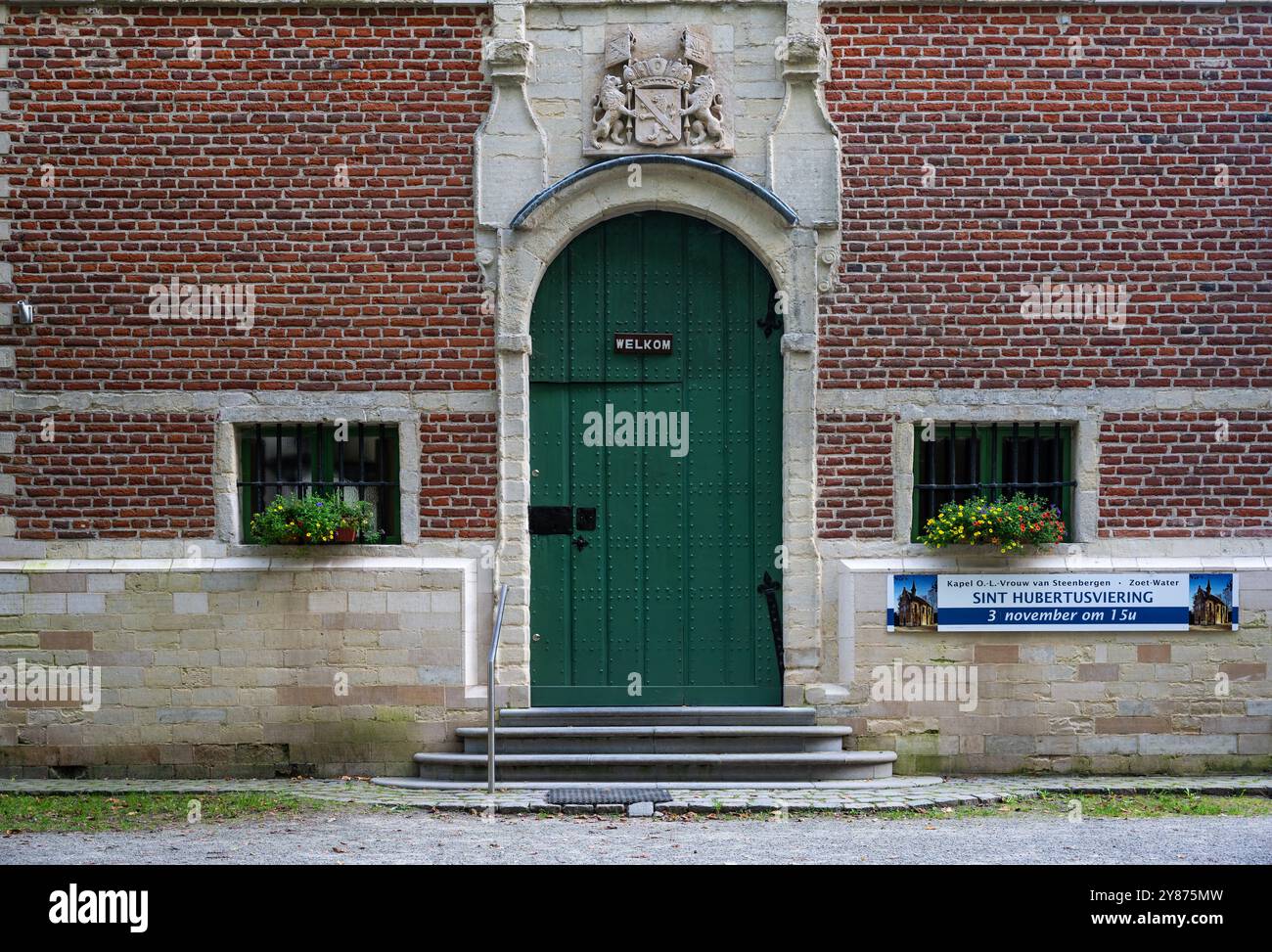 Wohnungen der Kapelle von Steenbergen in Oud-Heverlee, Flämisch-Brabant, Belgien, 22. September 2024 Stockfoto