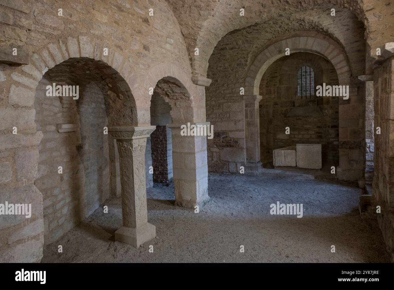 Abbaye Saint Pierre, Flavigny-sur-Ozerain, Burgund, Frankreich, Europa Stockfoto