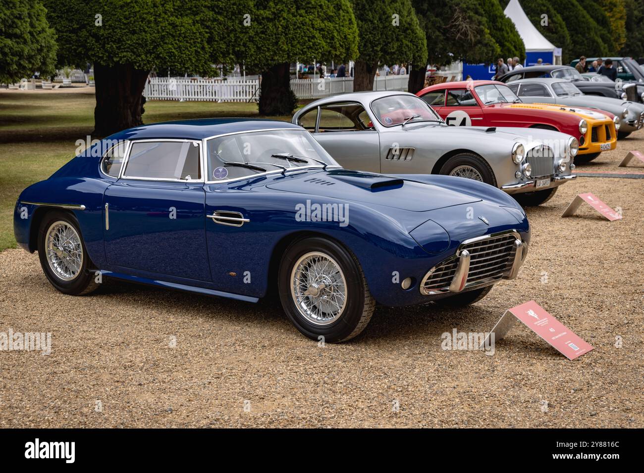 1953 Siata 208 CS Balbo und andere seltene Concours Autos. Concours of Elegance 2024, Hampton Court Palace, London, Großbritannien Stockfoto